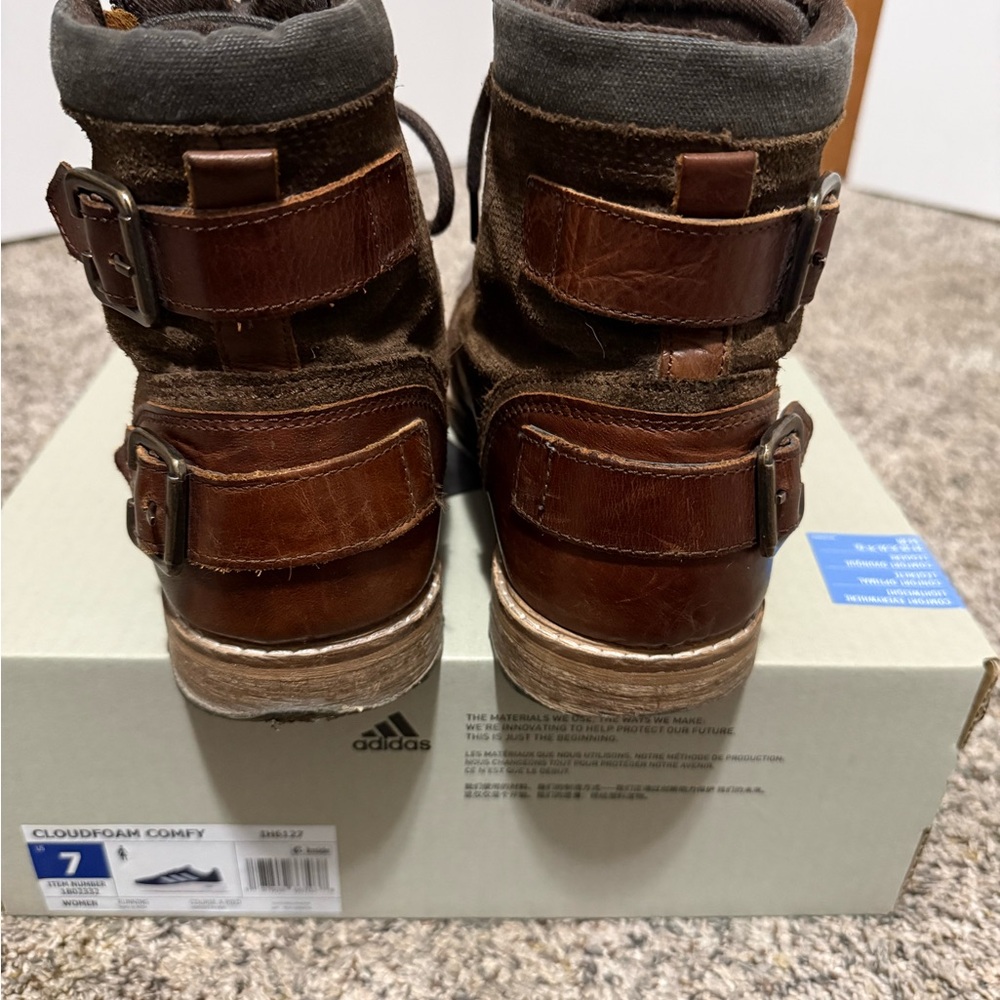 Two for one special: Crown Vintage men’s boots (black and brown) - Picture 8 of 11